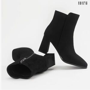 IDIFU  Ankle boots Suede  for women,size 8.5